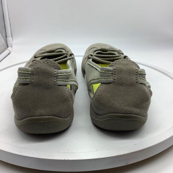 Lands' End Suede Light Grey Bungee Ballet Flats Women Size 8 Everyday Comfort - Picture 6 of 8